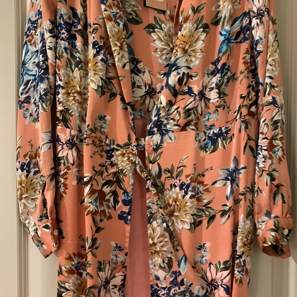 FRNCH Paris floral wrap dress - medium euc - Picture 7 of 8